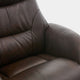 Cortina - Swivel Chair With Footstool, Leather
