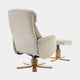 Cortina - Swivel Chair With Footstool, Fabric