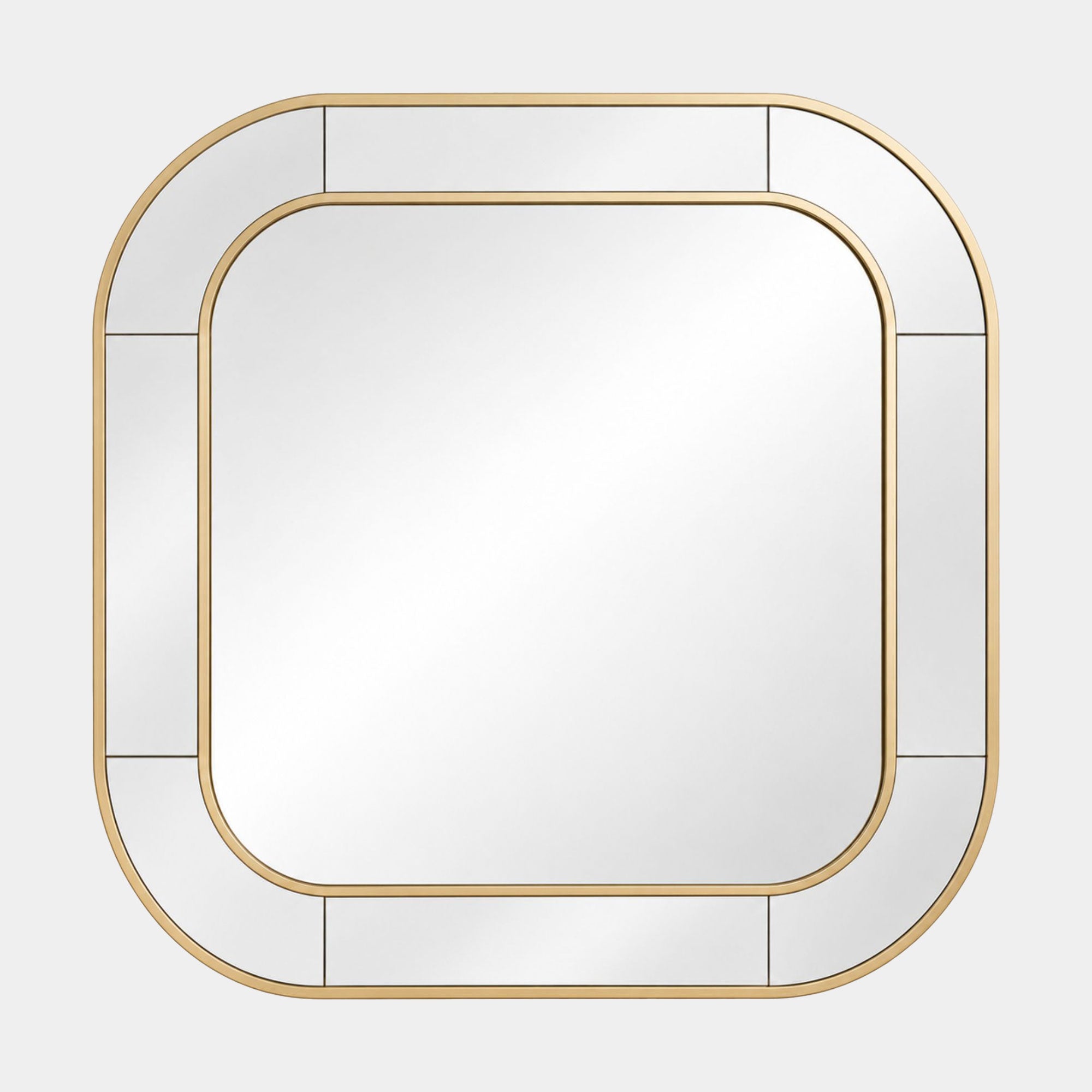 Halo Gold - Wall Mirror, Rectangular