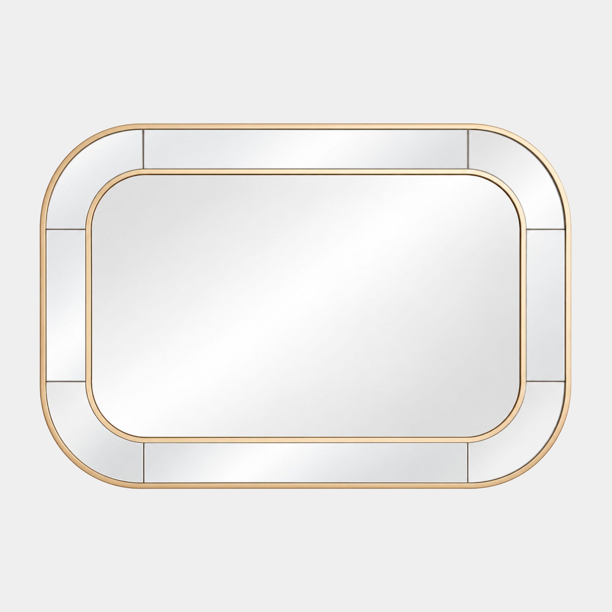 Halo Gold - Wall Mirror, Rectangular