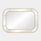 Halo Gold - Wall Mirror, Rectangular