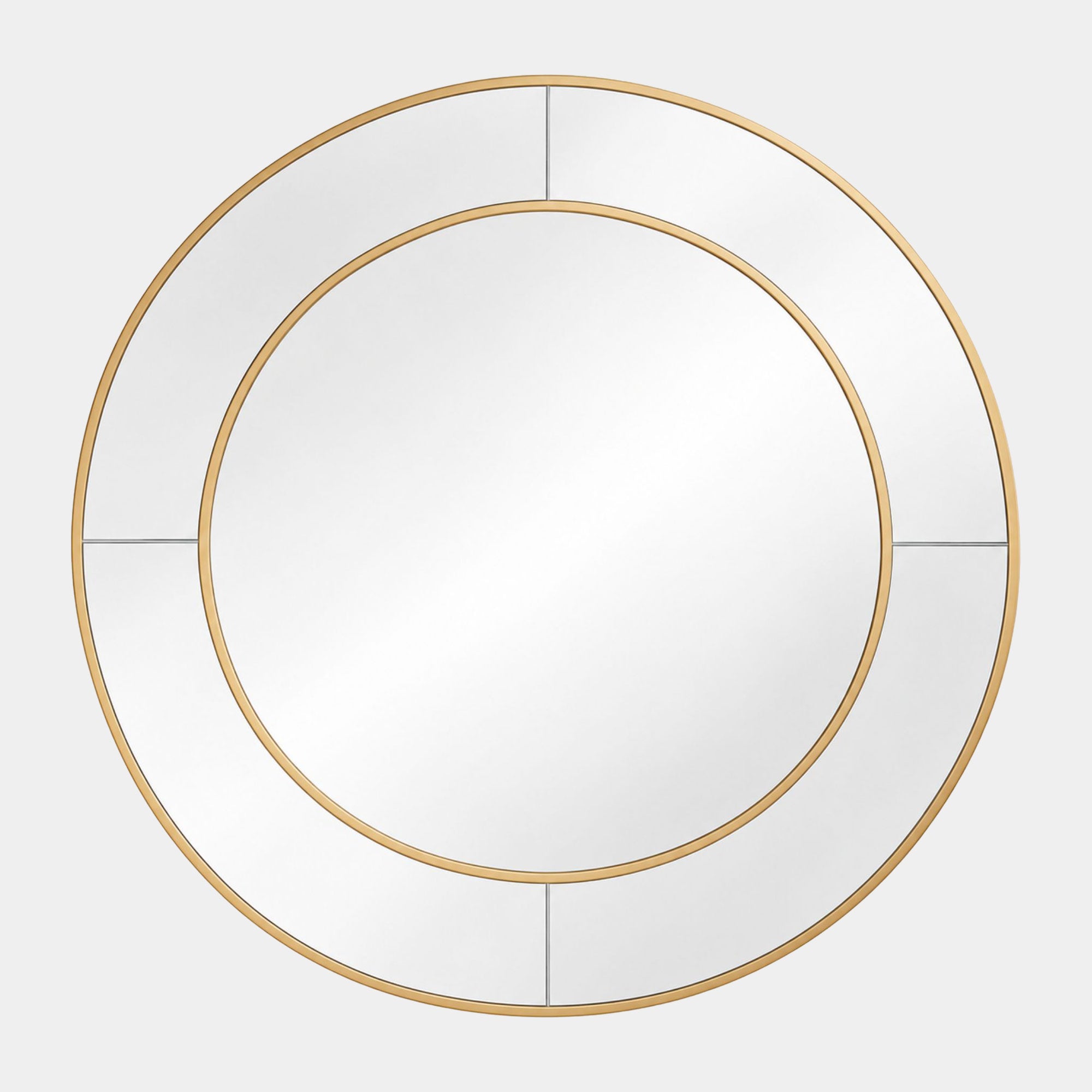 Halo Gold - Wall Mirror, Round