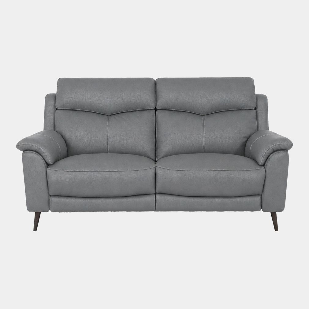 Columbia - 2.5 Seat Power Recliner Sofa With USB, Leather Elephant