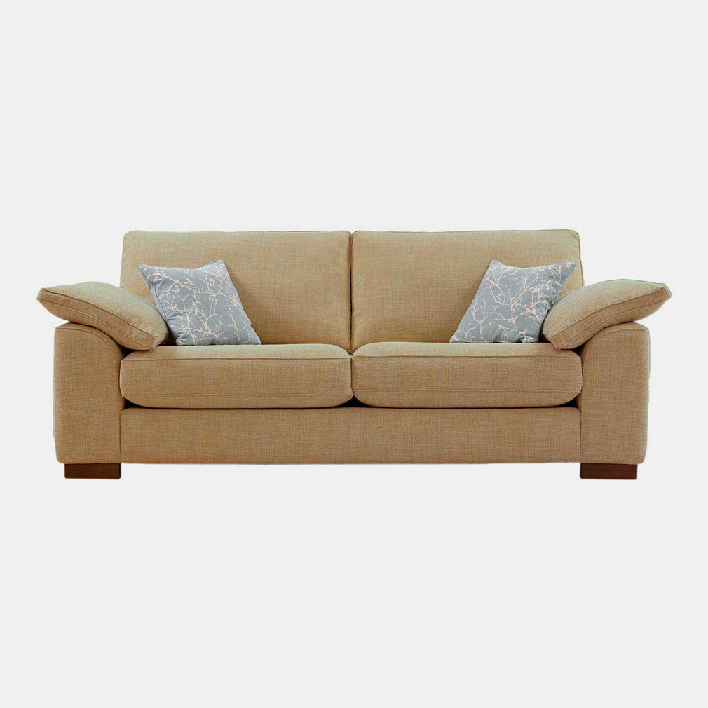 Lewis - 3 Seat Sofa, Fabric Eliana Chestnut
