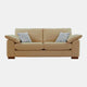 Lewis - 3 Seat Sofa, Fabric Eliana Chestnut