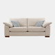 Lewis - 3 Seat Sofa, Fabric Eliana Frost