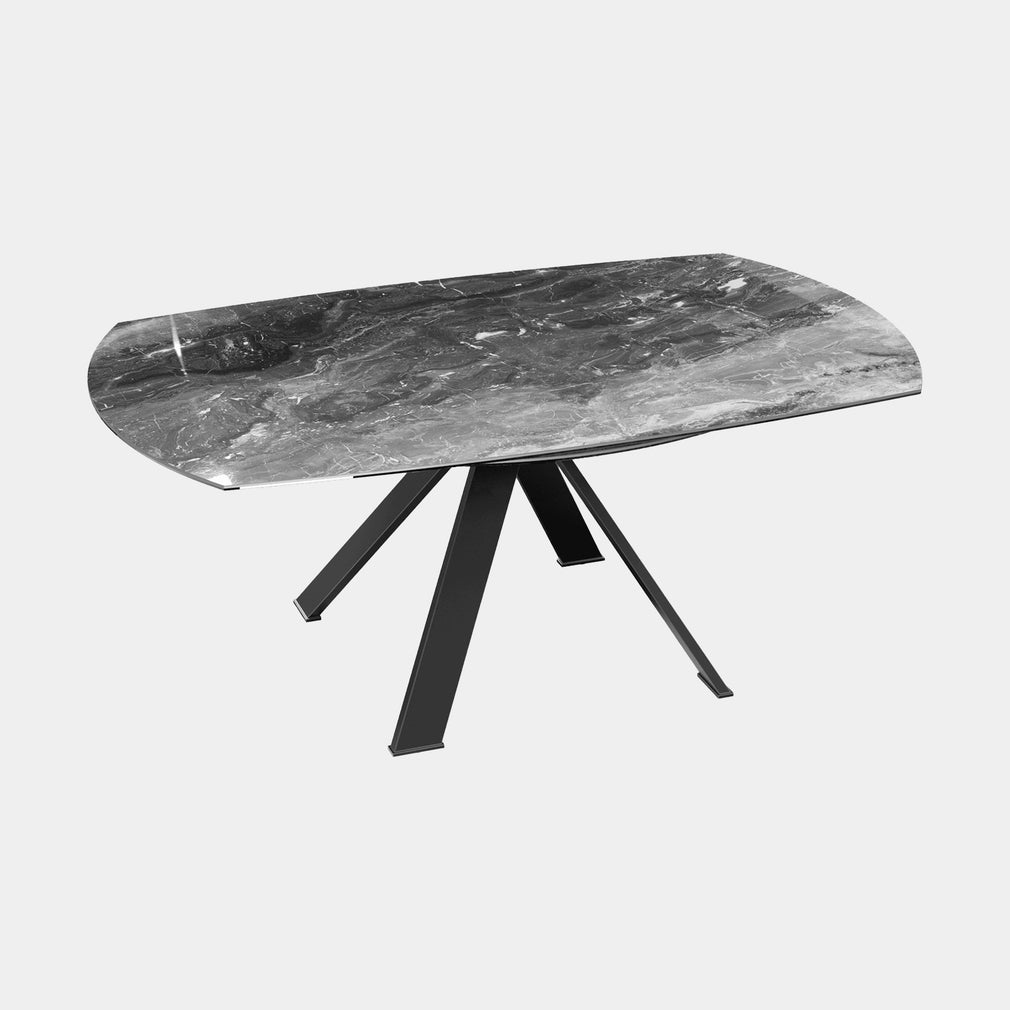 Arkansas - Marble Ceramic Finish Dining Table Eramosa Ceramic