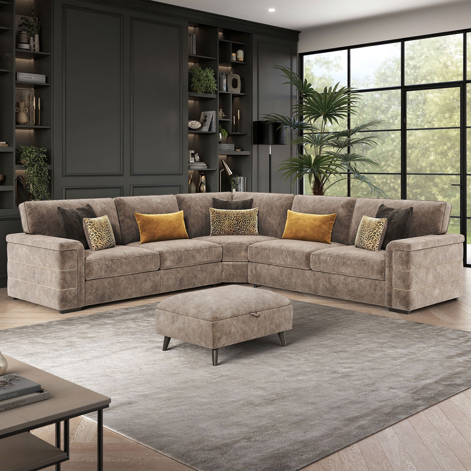 Ariana - Corner Sofa, Fabric