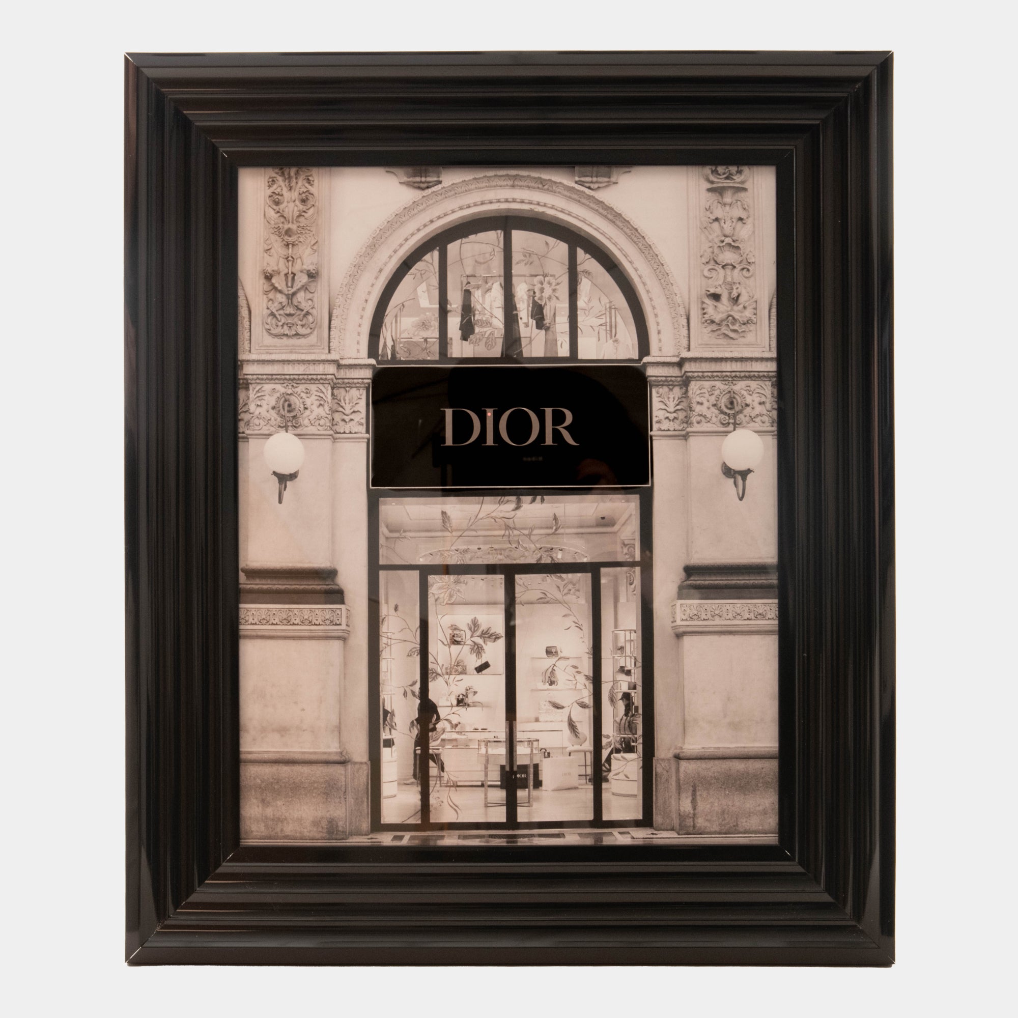 Designer Store Entrance Paris - Framed Wall Art