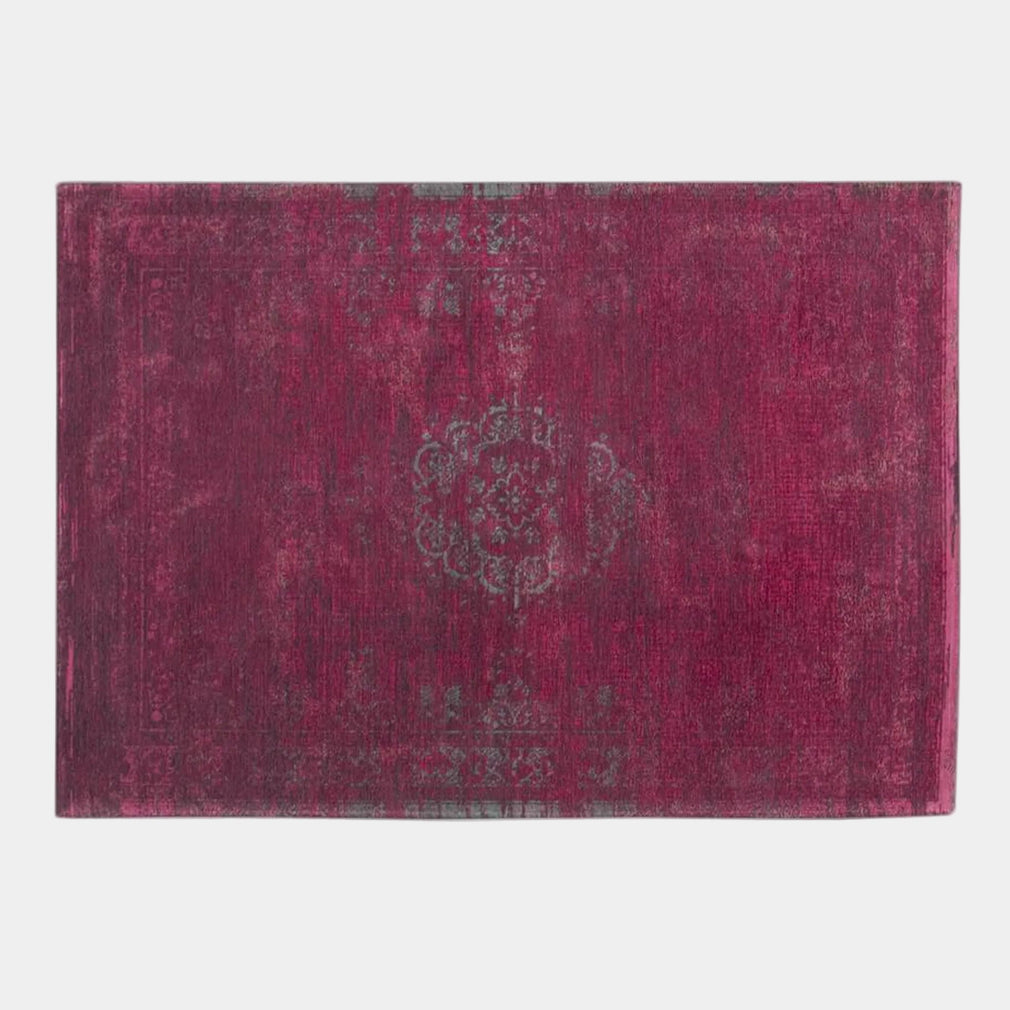 World Medallion - Cotton Rug 8260 Scarlet