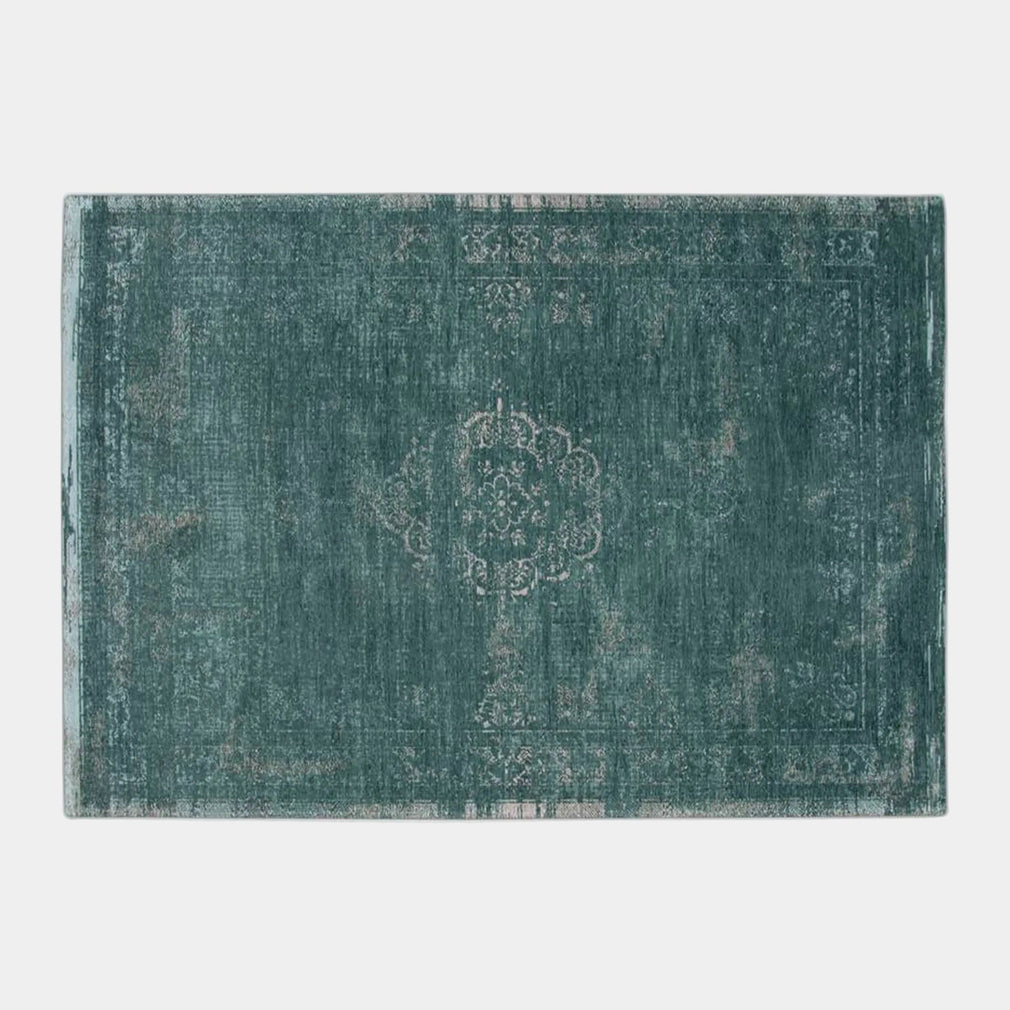 World Medallion - Cotton Rug 8258 Jade