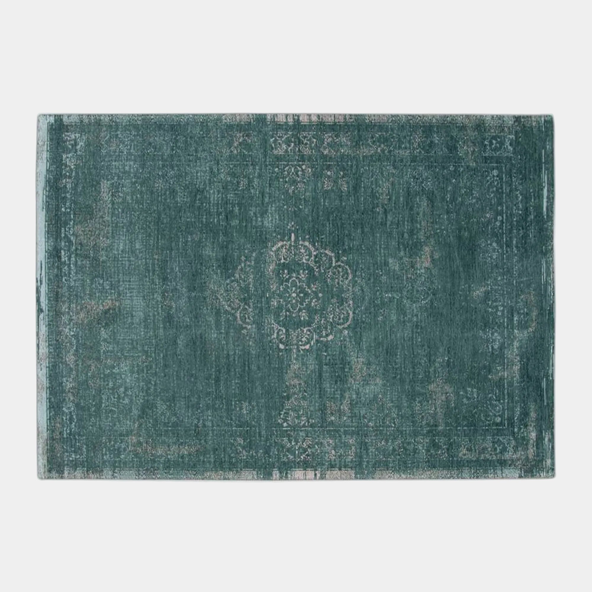 World Medallion - Cotton Rug 8258 Jade