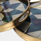 Mosaic Patterned - Decorative Trays, Set of 2