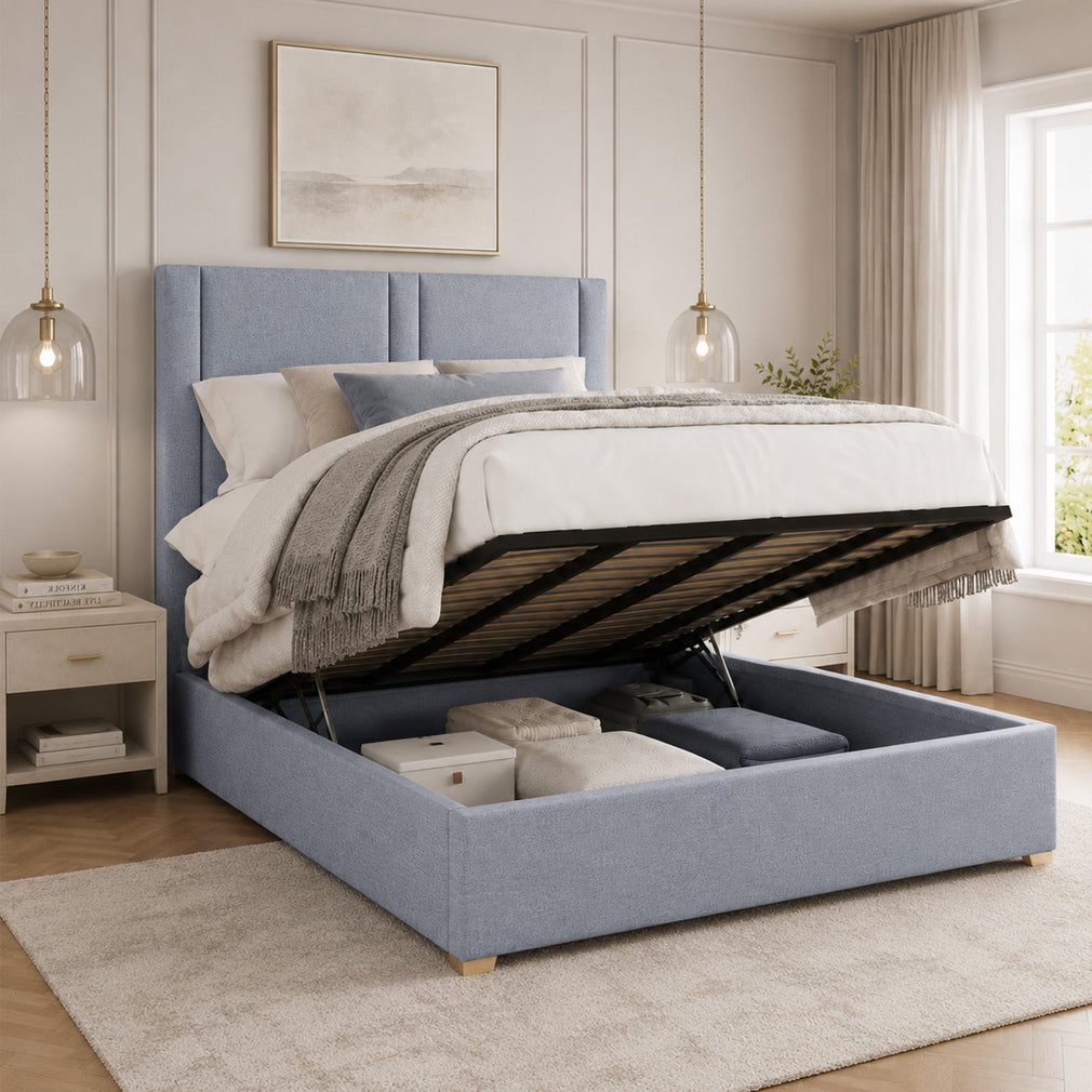 Tailored Collection - Ottoman Bed Frame with 50 inch Headboard Felicity