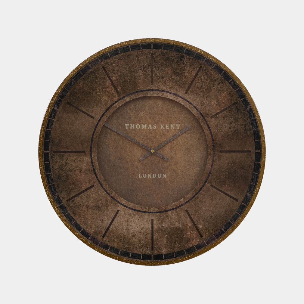 Florentine Orb - Wall Clock, Brown