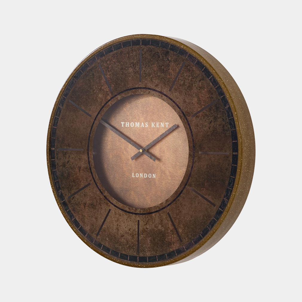 Florentine Orb - Wall Clock, Brown