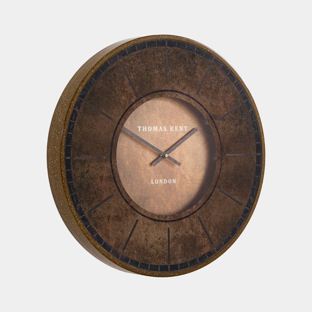 Florentine Orb - Wall Clock, Brown