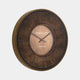 Florentine Orb - Wall Clock, Brown