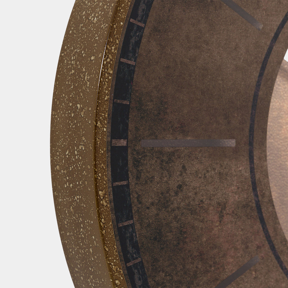 Florentine Orb - Wall Clock, Brown