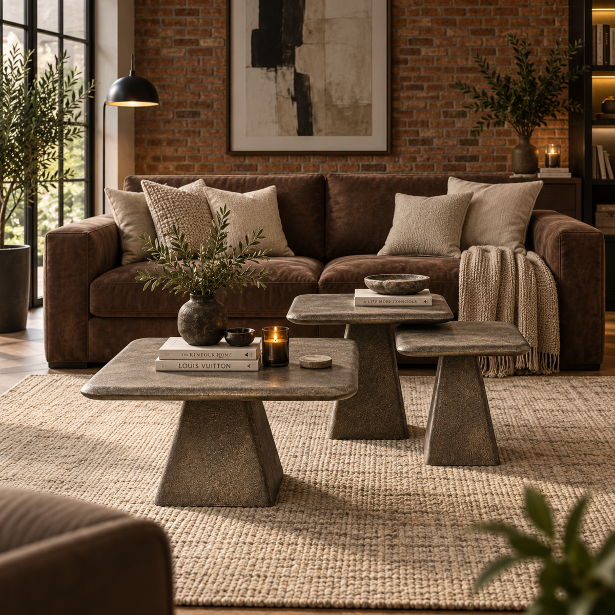 Flyte - Metallic Coffee Tables, Set of 3