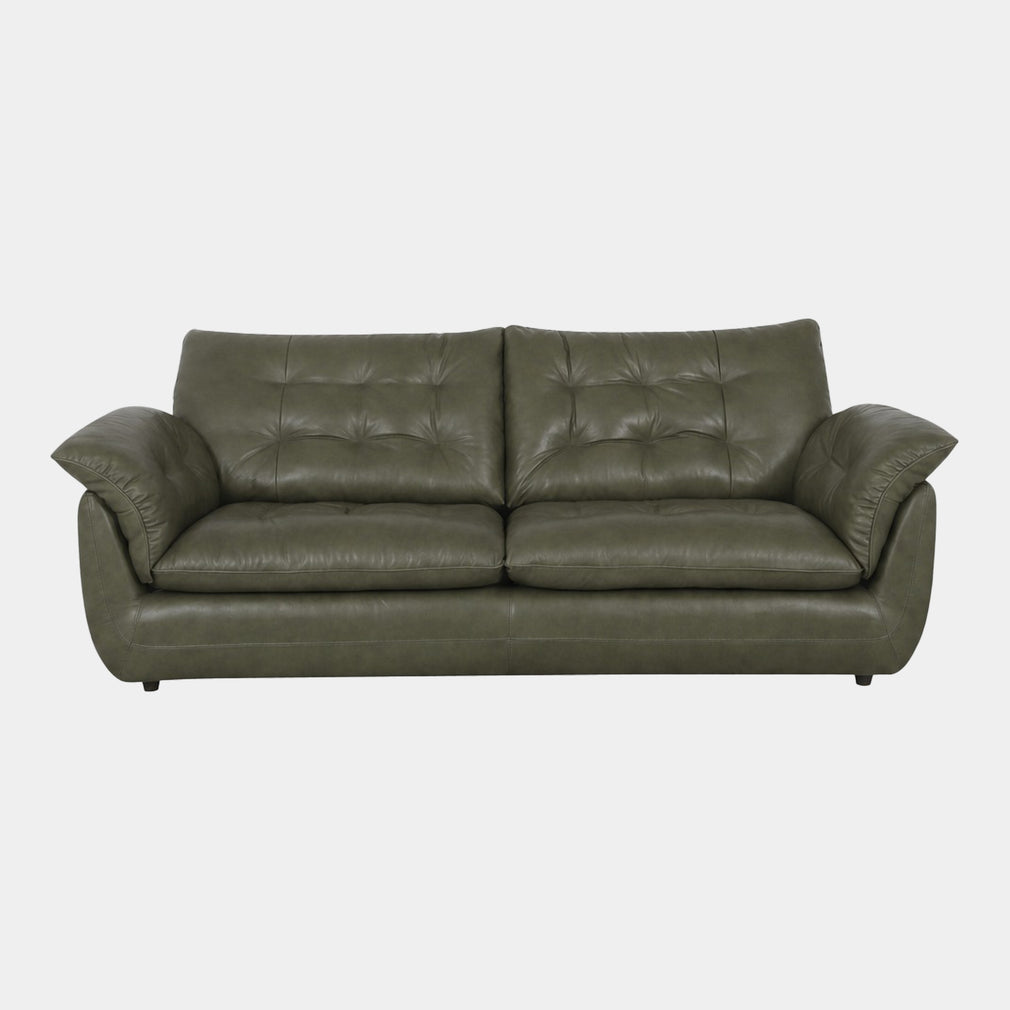 Houston - 2.5 Seat Sofa, Leather Forest Green - VS-692E