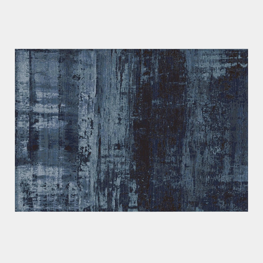 Galleria - Patterned Blue Rug Dark Blue - 063 0378 5131