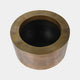 Oculus - Metal Planter, Gold
