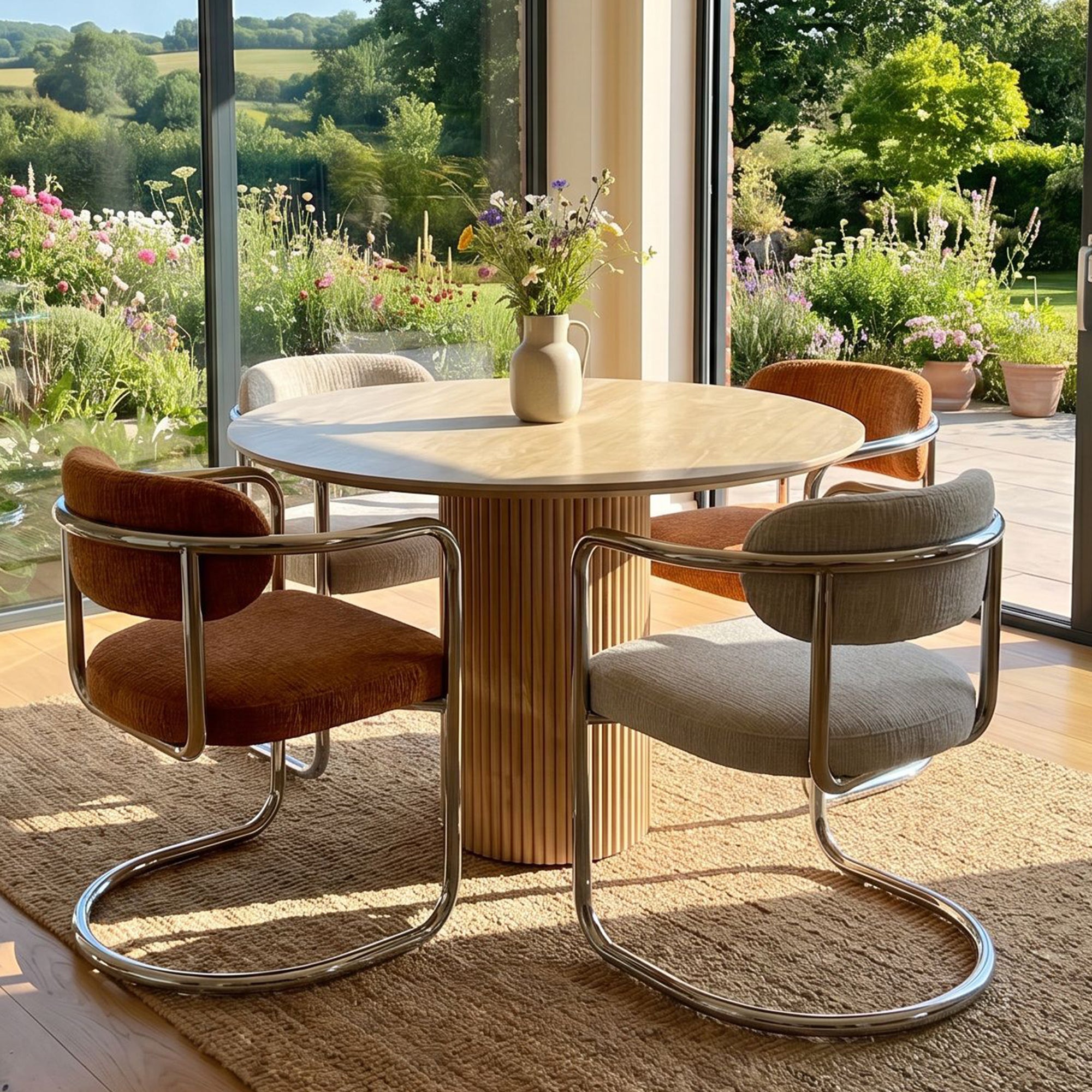 Galaxy - Sintered Stone Round Dining Table