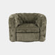Greenwich - Swivel Accent Chair, Khaki Fabric