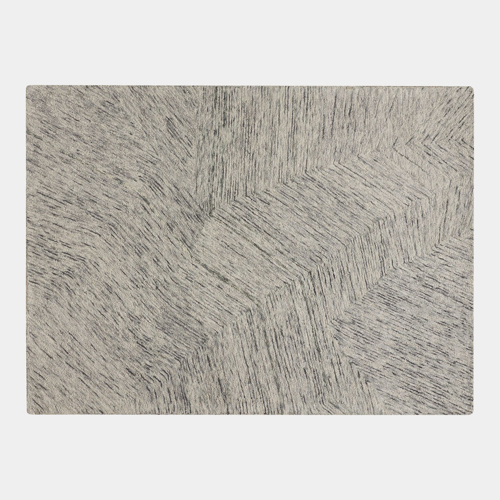 DKNY Pure Angles - Patterned Rug Grey