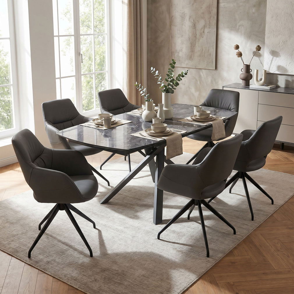 Paris - Ceramic Extending Dining Table