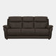 Nexus - 3 Seat Sofa, Leather H8334 Chocolate
