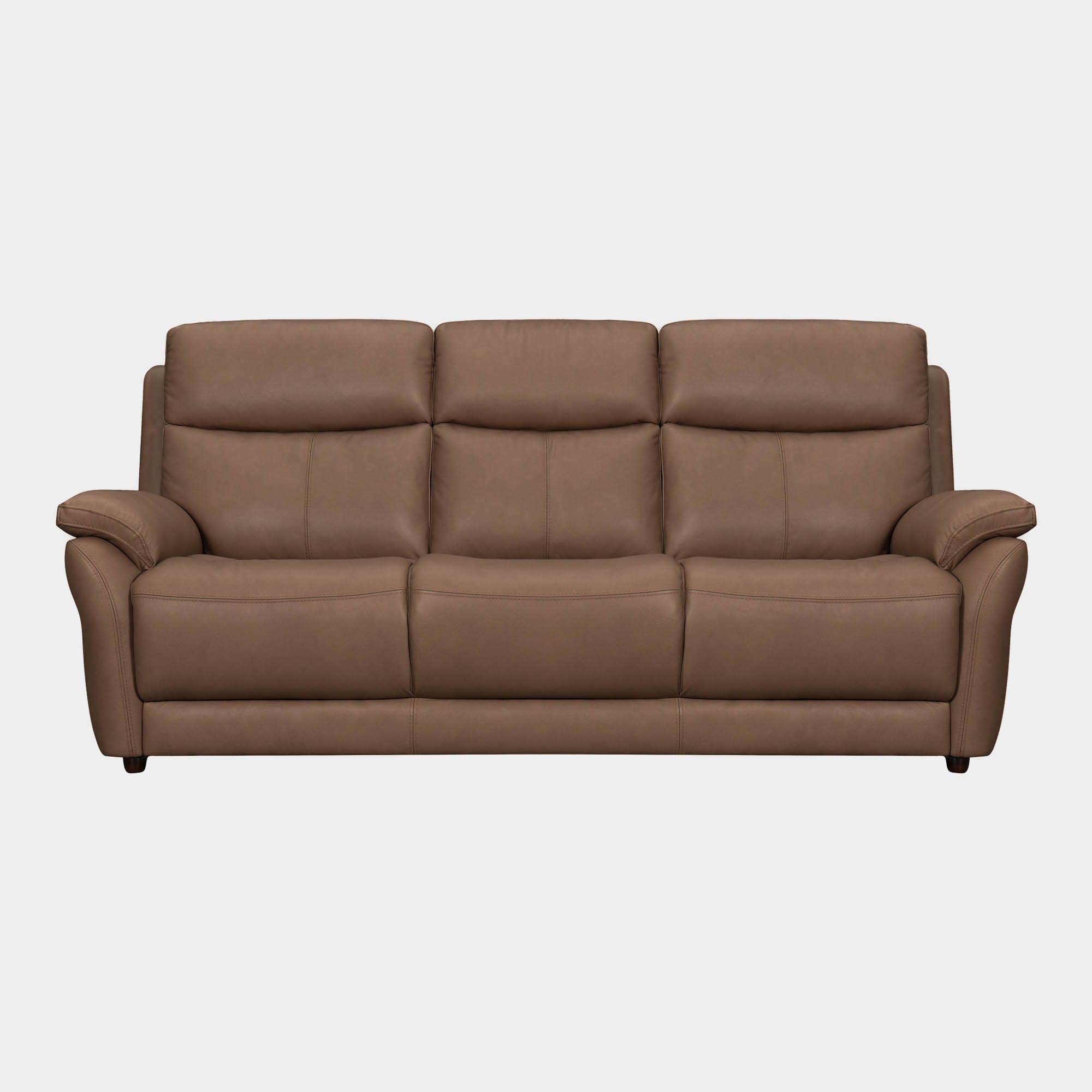 Nexus - 3 Seat Sofa, Leather H8340 Tan