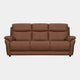 Nexus - 3 Seat Sofa, Leather H8343 Cognac