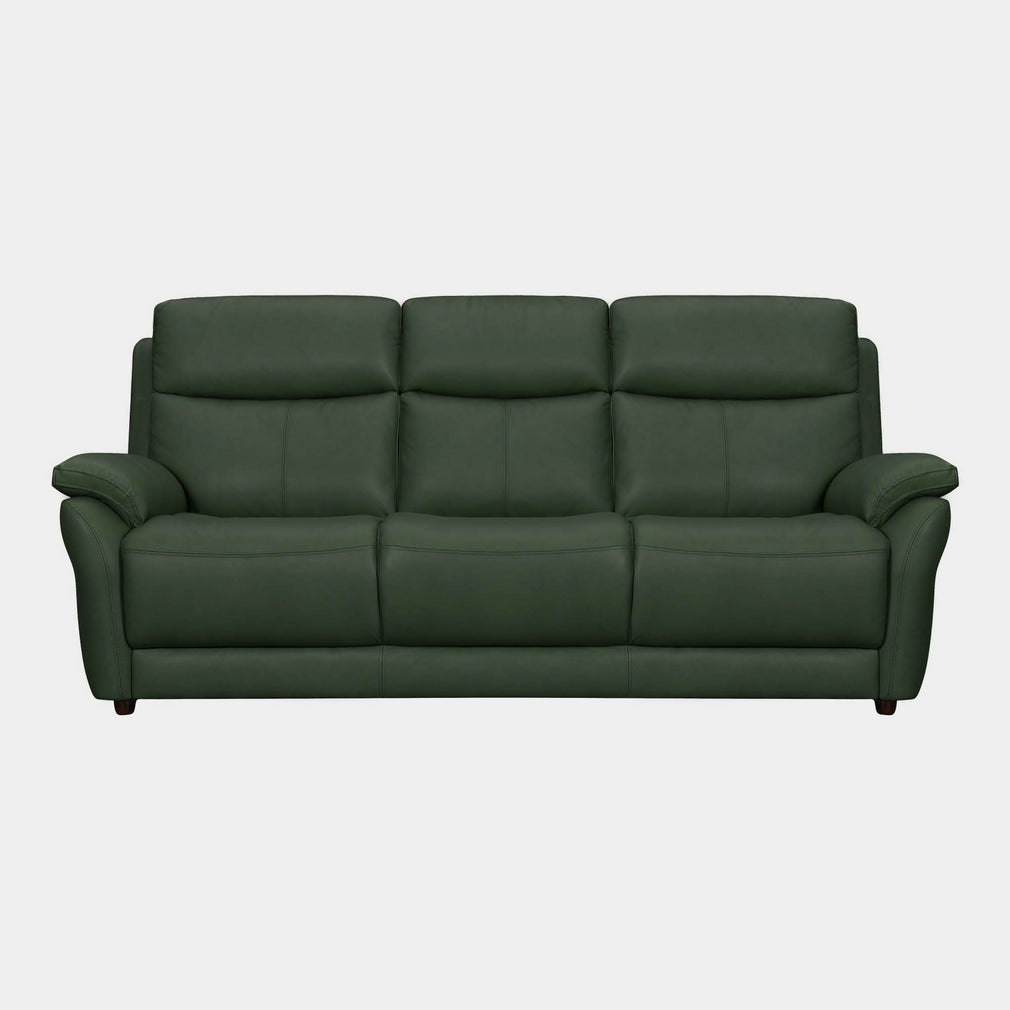 Nexus - 3 Seat Sofa, Leather H8344 Moss