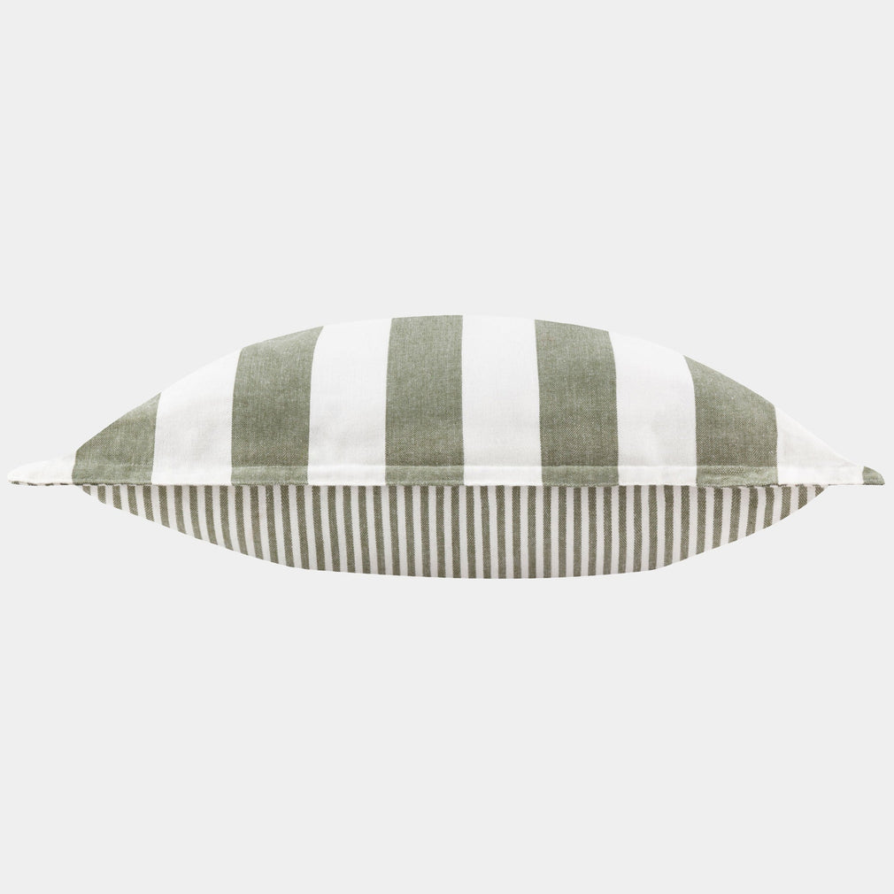 Hayle Cotton - Moss Green Outdoor Cushion 50x50cm