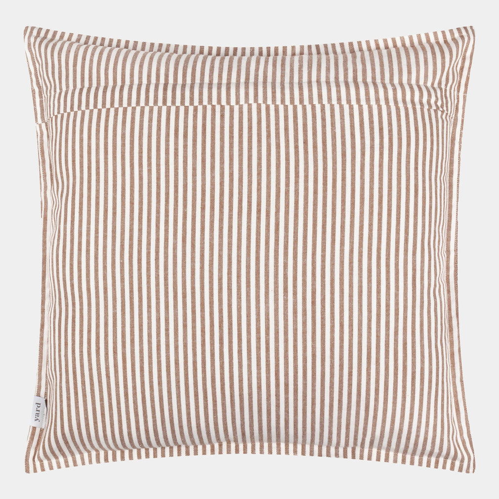 Hayle Cotton - Brown Outdoor Cushion 50x50cm
