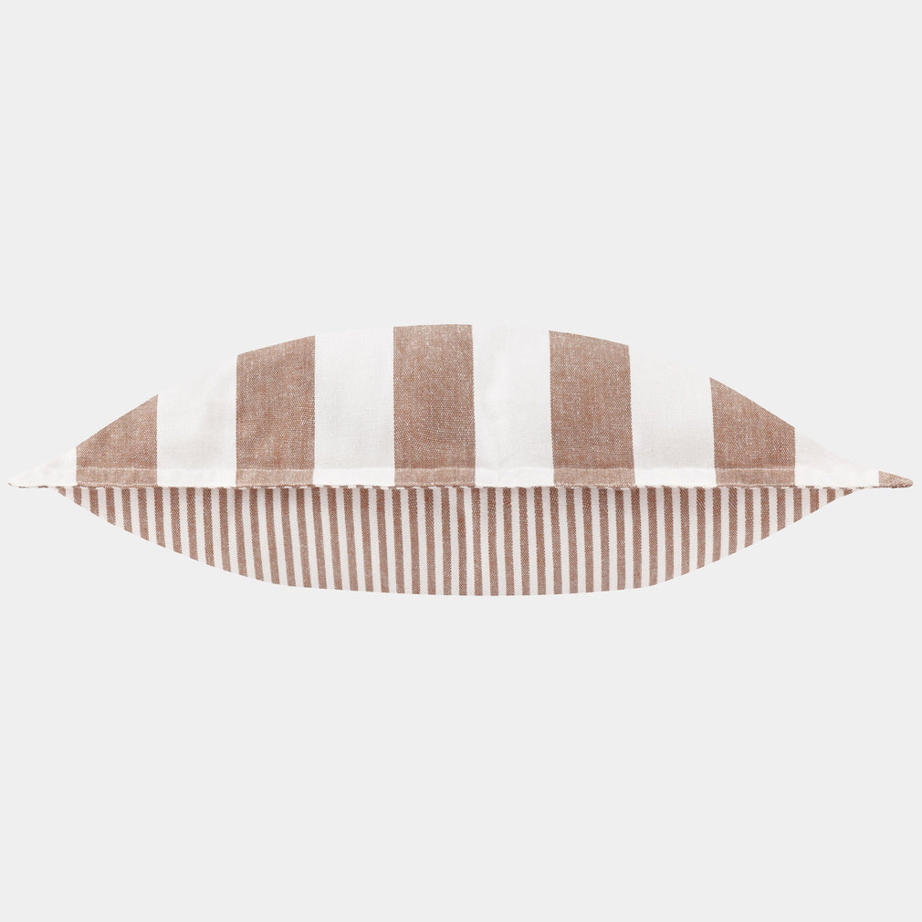 Hayle Cotton - Brown Outdoor Cushion 50x50cm