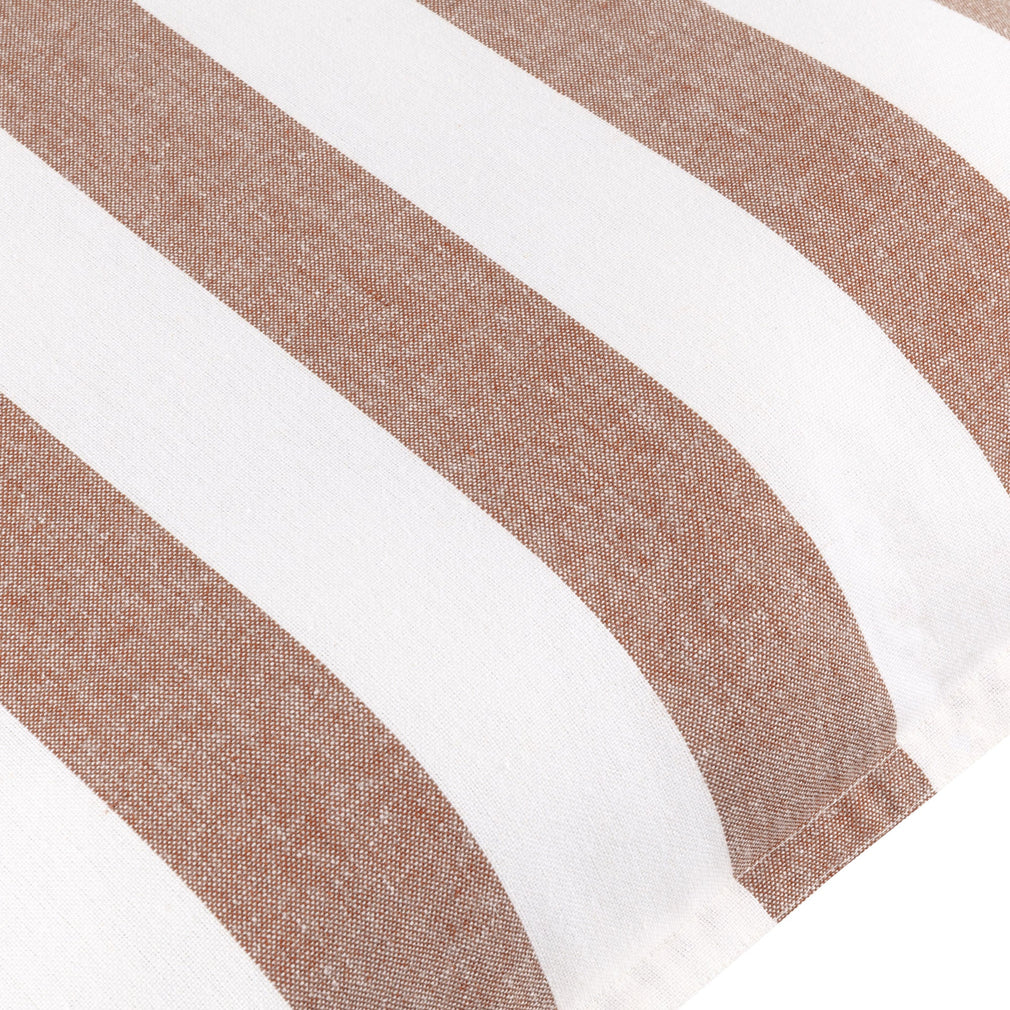 Hayle Cotton - Brown Outdoor Cushion 50x50cm