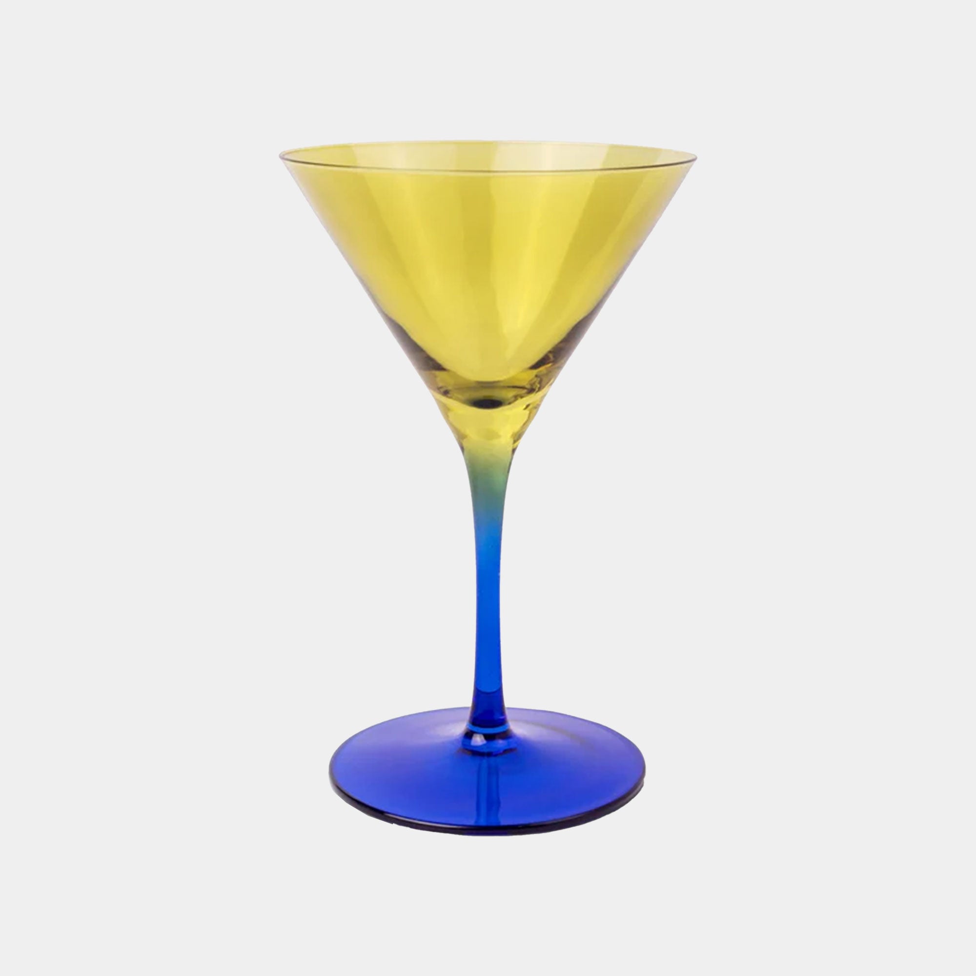 The Olive Martini Blue - Glasses, Set of 2