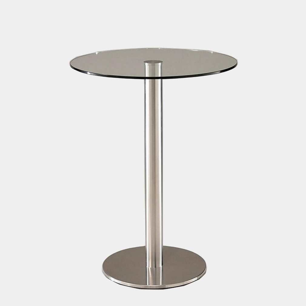Florence - Glass & Marble Stool Table