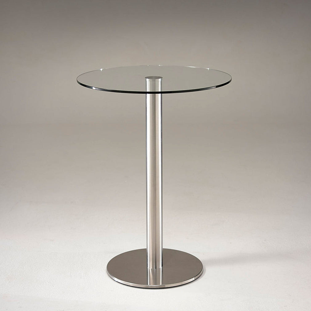 Florence - Glass & Marble Stool Table