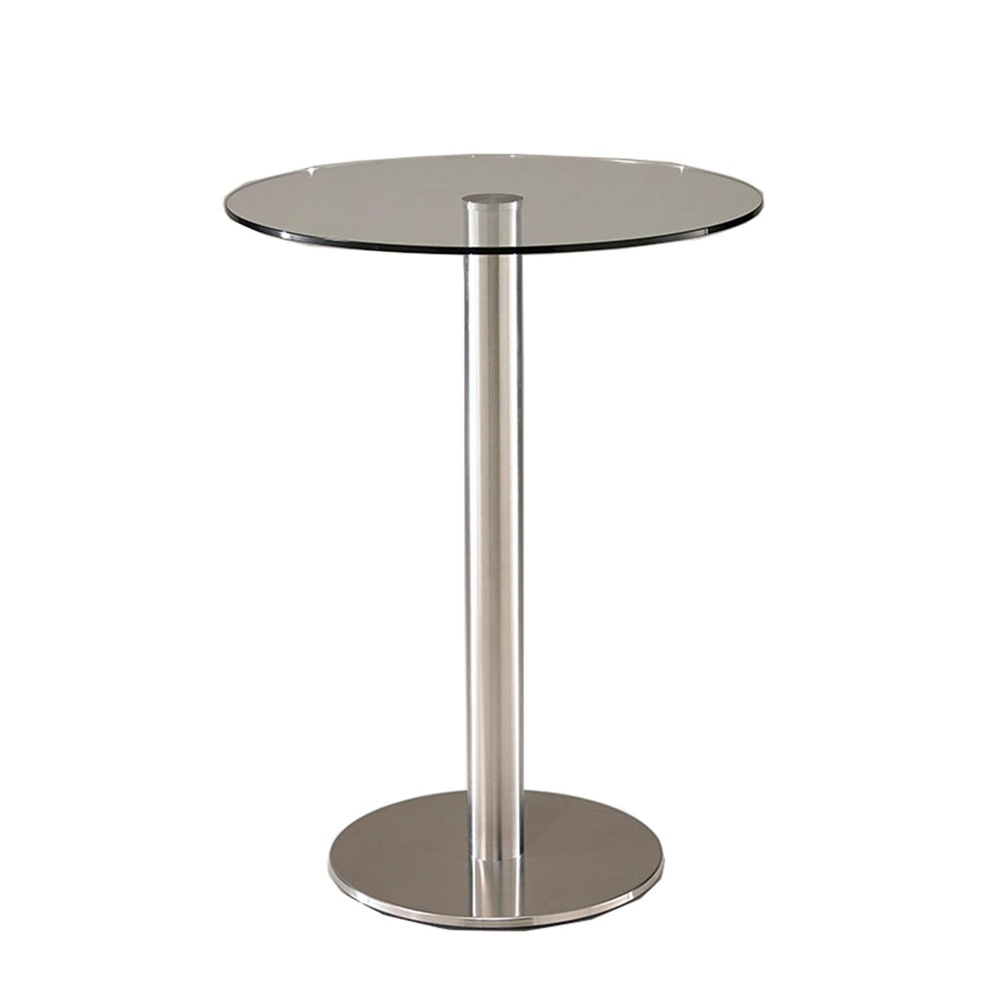 Ø 80cm Stool Table Brushed Steel CAT 2