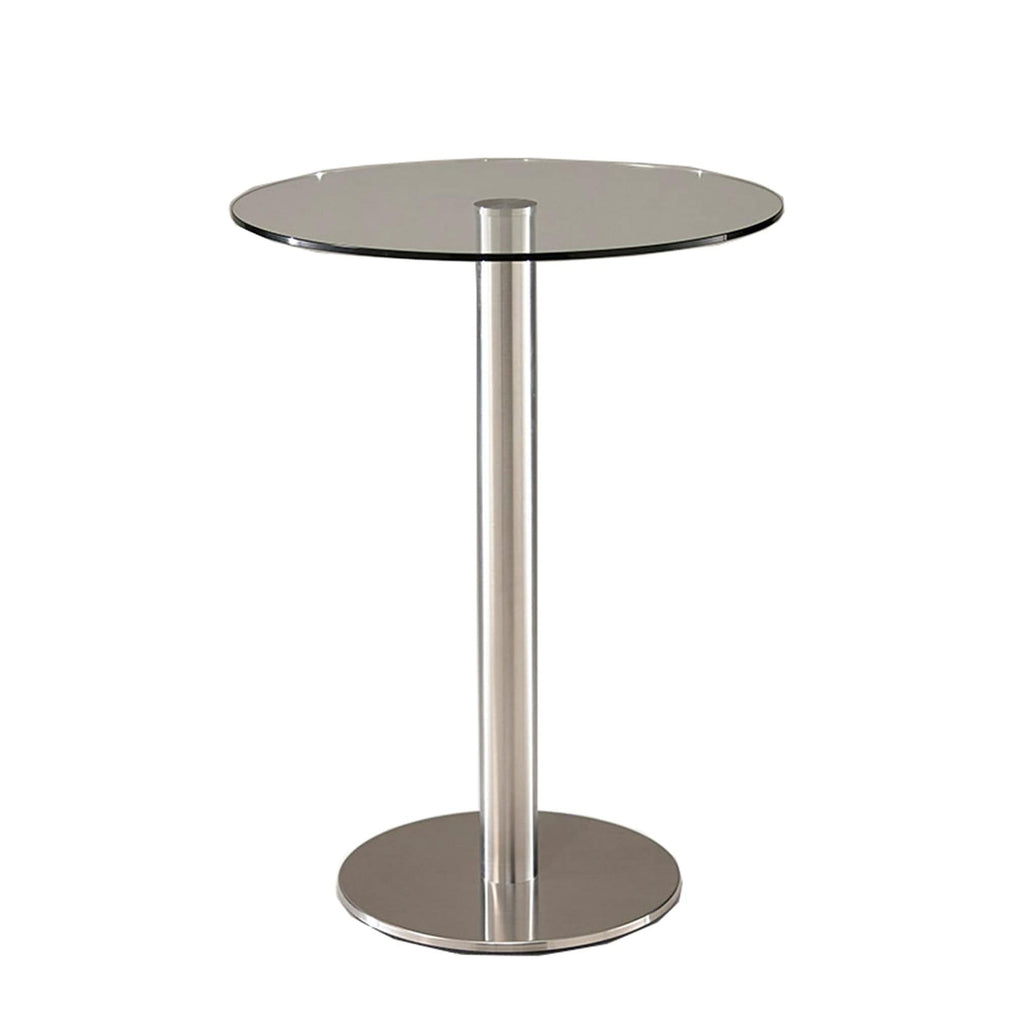 Ø 70cm Stool Table Brushed Steel CAT 2