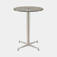 Naples - Glass Stool Table