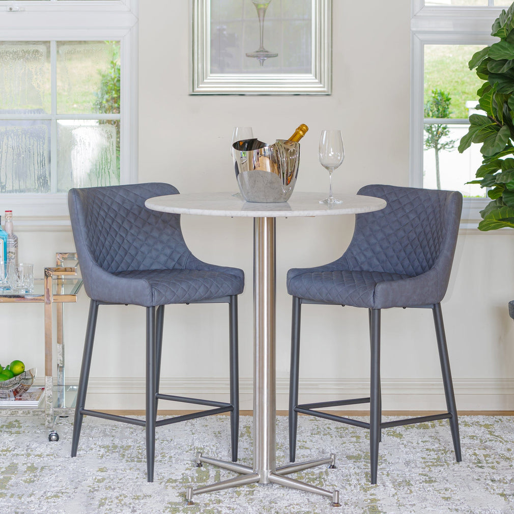 Naples - Glass Stool Table