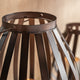 Whisper - Lantern Candle Holder, Brown