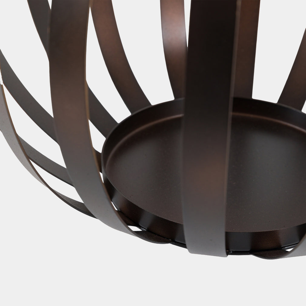 Whisper - Lantern Candle Holder, Brown