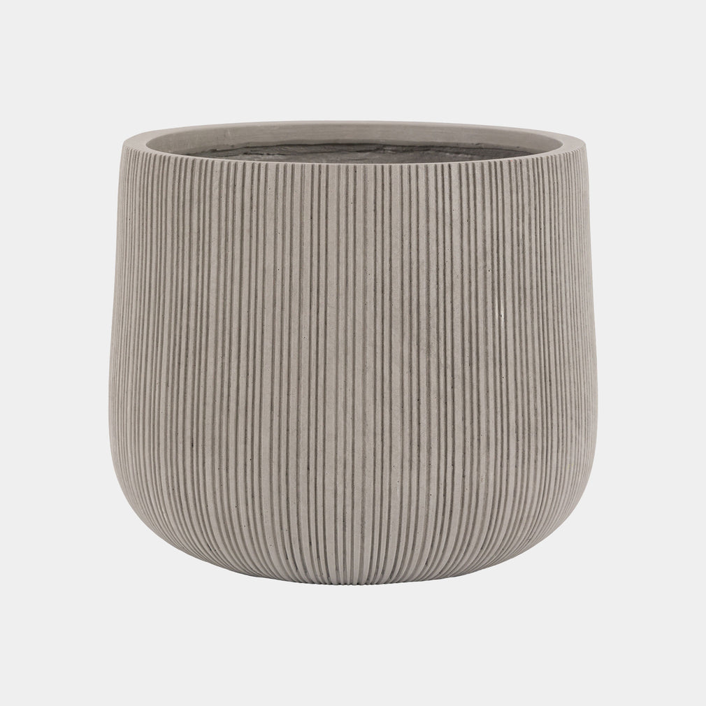 Denia - Metal Garden Planter, Grey