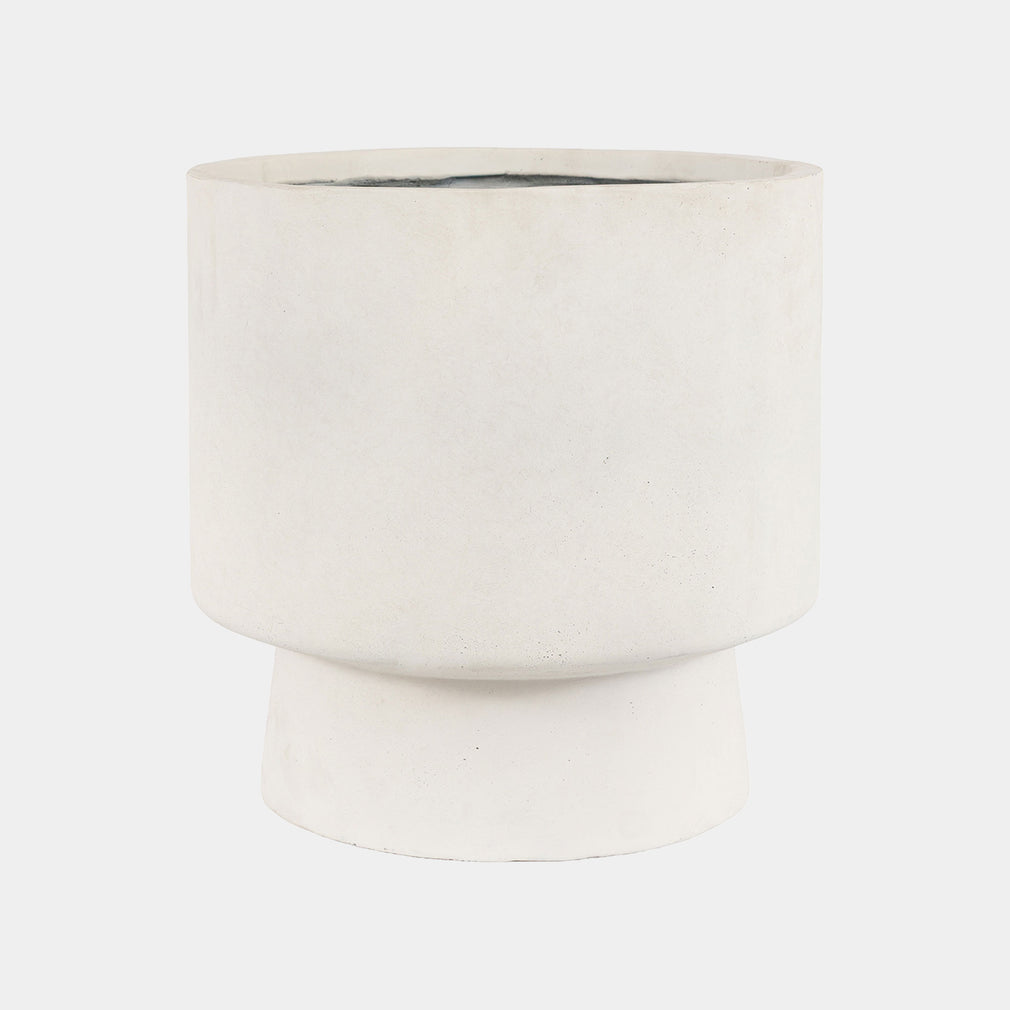 Oria - Metal Garden Planter, White